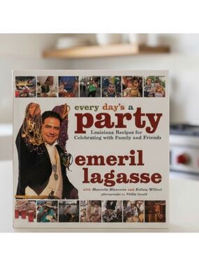 Emeril Lagasse Cookbook Every Day’s a Party First Edition Cajun Recipes HC